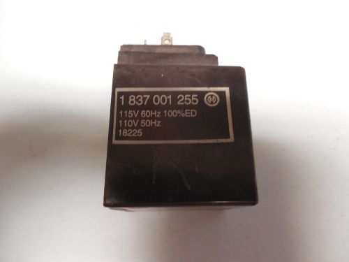 New rexroth solenoid coil 1837001255 115v volt 1 837 001 255 for sale