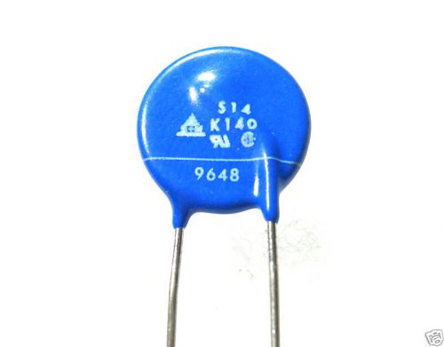 10pc sm s14k140 metal oxide varistor 140vrms 180vdc s+m ul csa for sale