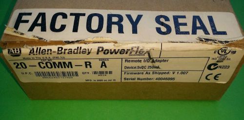 Allen Bradley 20-COMM-R /A V1.007 PowerFlex REMOTE I/O COMMUNICATION ADAPTER