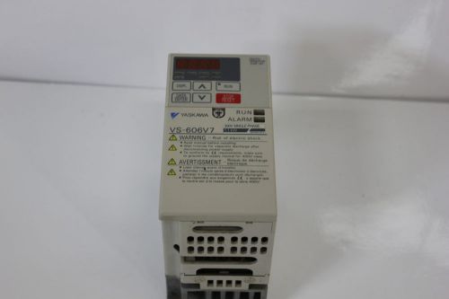 YASKAWA 3PH 240V AC INVERTER DRIVE VS-606V7 CIMR-V7CCB0P2 1/4HP .2kW(S3-3-56D)