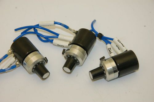 Copal M2205 5 Laps Wound Multi-Turn Potentiometer - Lot of 3