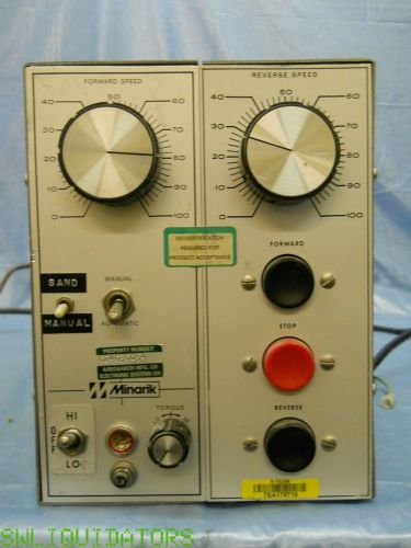 This is a minarik model w14, variable speed motor control for sale