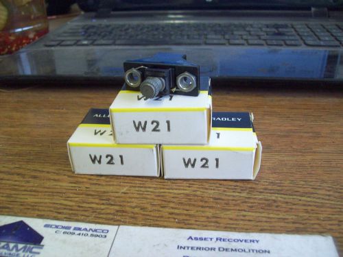 NEW LOT OF 3 ALLEN BRADLEY OVERLOAD HEATER ELEMENT W21