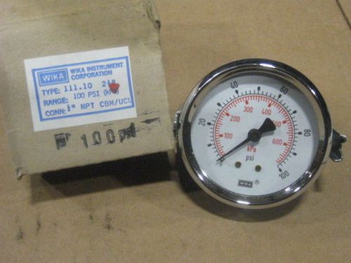 WIKA 0-100 PSI GAUGE 2-1/2&#034; NEW