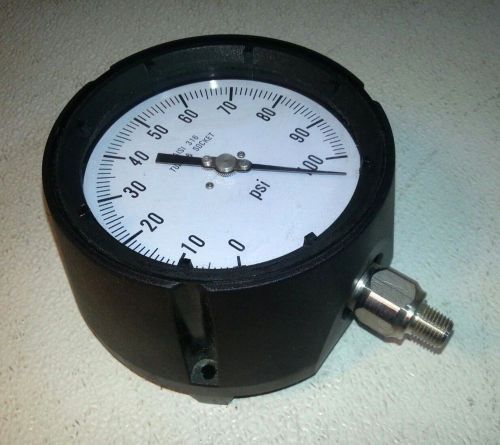 NEW AISI Pressure Gauge 0-100 PSI 316 Tube &amp; Socket