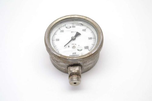 Bourdon sedeme stainless 0-600psi 4 in dial 1/2 in npt pressure gauge b439665 for sale