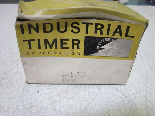 INDUSTRIAL TIMER TDAF-60S 115V 0-60 SECONDS *NEW IN A BOX*