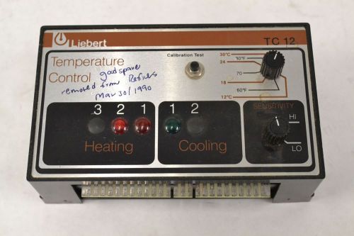 LIEBERT TC-12 HEATING COOLING MODULE 12-30C TEMPERATURE CONTROLLER B303554