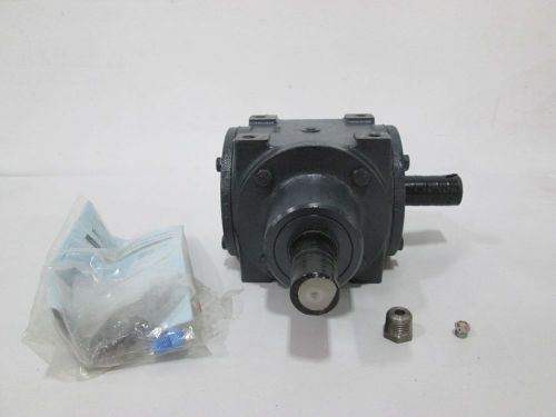 NEW HUB CITY 0221-16099 MODEL 65 RIGHT ANGLE BEVEL 1:1 GEAR REDUCER D303043