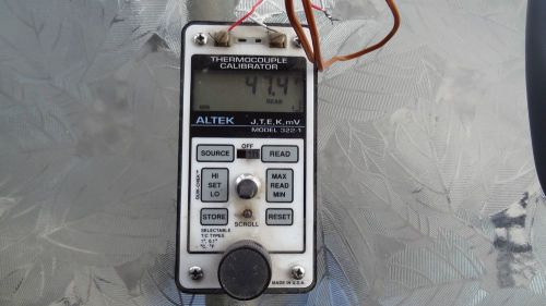 ALTEK THERMOCOUPLE CALIBRATOR MODEL 322-1