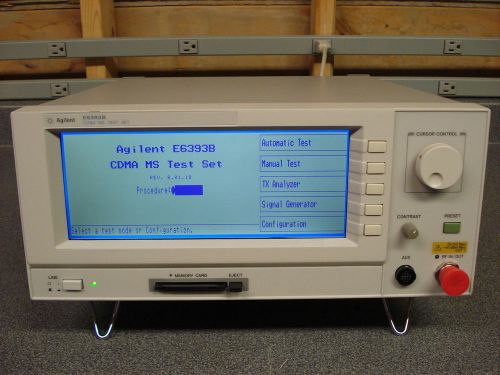 Agilent E6393B CDMA MS Test Set Options 002 004 010