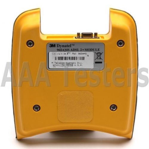 3M Dynatel 965AMS ADSL2+ Module 4 Advanced Modular System Tester 965AMS-ADSL2+