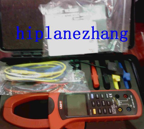 Three Phase True RMS Harmonic Analysis Power Clamp Meter USB Data log UT243