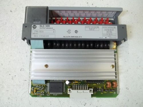 ALLEN BRADLEY 1746-OA16 SER.B OUTPUT MODULE *USED*