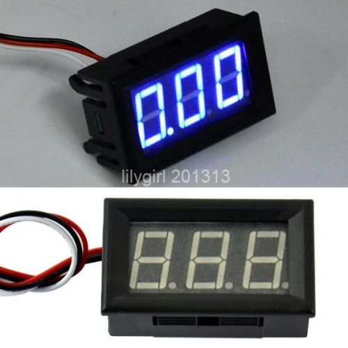 High quality Blue LED Panel Meter Mini Digital Voltmeter DC 0-30V