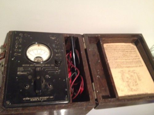 1930&#039;s Weston Electrical: Volt Ohmeter Model 633/ Vintage