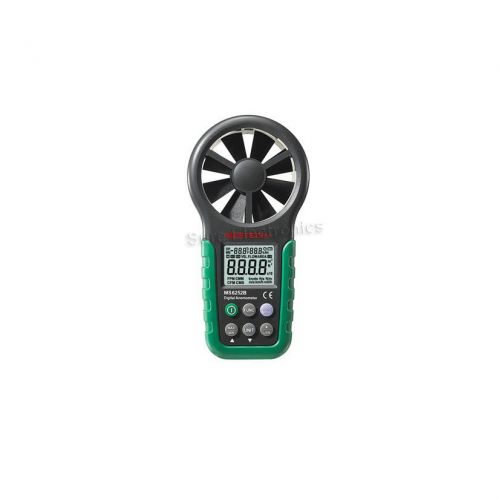 MASTECH MS6252B Digital Anemometer T&amp;RH Sensor Air Wind Speed Velocity Meter