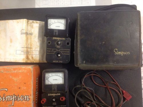 SIMPSON OHMS METER