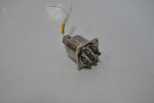 MILITARY SPEC RLC RF MICROWAVE SWITCH 28VDC M3928/18-01 12598-S-3031 (S7-T-61B)