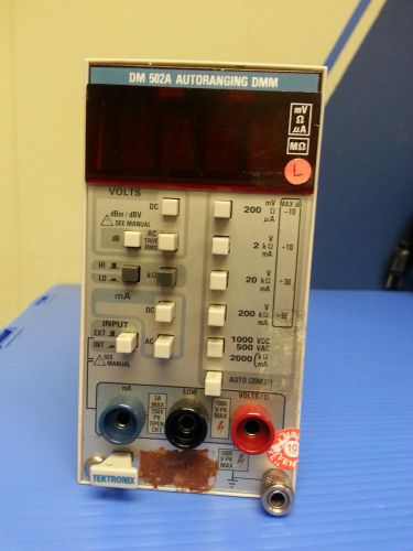 Tektronix DM502A Autoranging Digital MultiMeter for TM500 Mainframe DM 502A