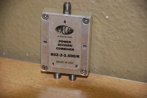 MECA 2-WAY SMA POWER DIVIDER/COMBINER 802-2-2.500/R 1.0-4.0 GHZ (P-8-52)