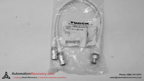 TURCK VBRS 4.4-2RK 4T-0.3/0.3/S1587 4 POLE SPLITTER (1)MALE (2)FEMALE, NEW