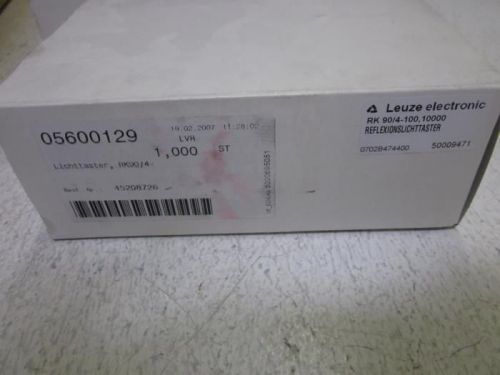 LEUZE ELECTRONIC 90/4-100 SENSOR *NEW IN A BOX*