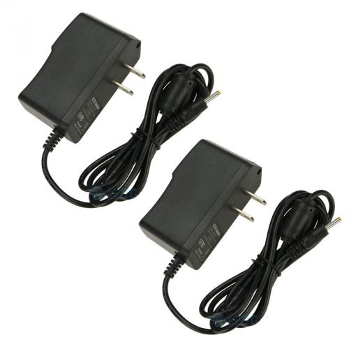 2PCS Wall Charger Power Supply Adapter AC110-220V to DC5V 1A DC 2.5x0.8mm port