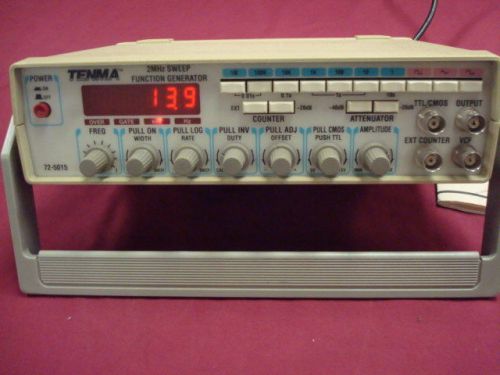 Tenma 2MHz Sweep Function Generator 72-5015