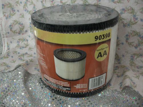 SHOP-VAC, Small Cartridge Filter, Catalog No. 90398