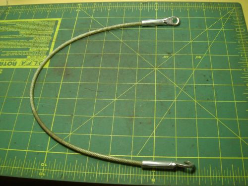 TENNANT P/N 35298 CABLE, MOTOR, BRACKET .13D X 020.0L X .32 EYE/.32 EYE #51493