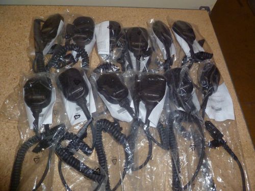 Lot of 12 NEW Old Stock Motorola NMN6225B Saber Two Way Radio Remote Microphone