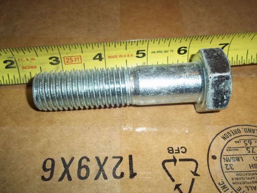 NEW    7/8&#034;  X   9   3 1/2&#034;  Long  Zinc Plated  Grade 5  Bolt