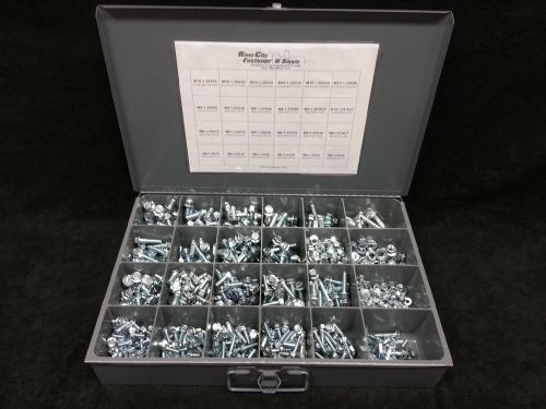 Metric J.I.S. Flange Nut &amp; Bolt / Screw Assortment Kit M6, M8 &amp; M10   790pcs