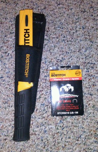 stanley bostitch h30-8 stapler hammer tacker crown slammer 3/8&#034; staple roofer 2