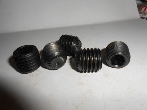 Lot of  5  5/8-11 x 5/8     Socket Set Screws KNURLED POINT  USA