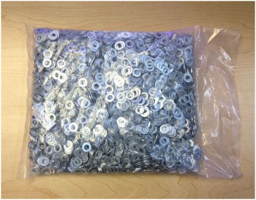 1/4&#034; FLAT STEEL WASHERS - 5000 UNITS - BRAND NEW!!!