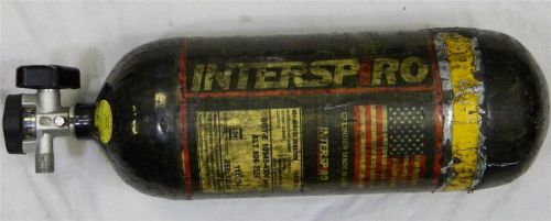 Interspiro carbon fiber scba/air tank/cylinder 45 min dot-e-10945-4500 psi for sale