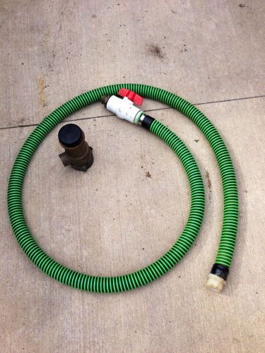 Vintage Akron Brass Advantage Style 2305 Fire Hose 100 PSI Nozzle + Adaptor