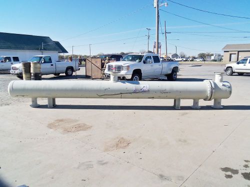 LAWHORN SHELL &amp; TUBE E-607-3 AMMONIA STILL CONDENSER 23 FT LONG, 45&#034; TALL