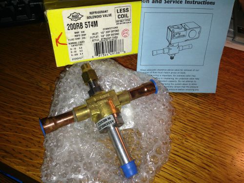 Alco Controls 200RB 5T4M REFRIGERANT SOLENOID VALVE LESS COIL 1/2&#034; CONNECTIONS