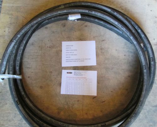 PARKER 722TC-16 1&#034; 100R12 FOUR WIRE HYDRAULIC HOSE (TOUGH COVER) 35 FEET