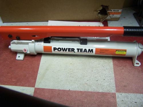 Power Team P55 single acting hand pump 10000 psi NEW