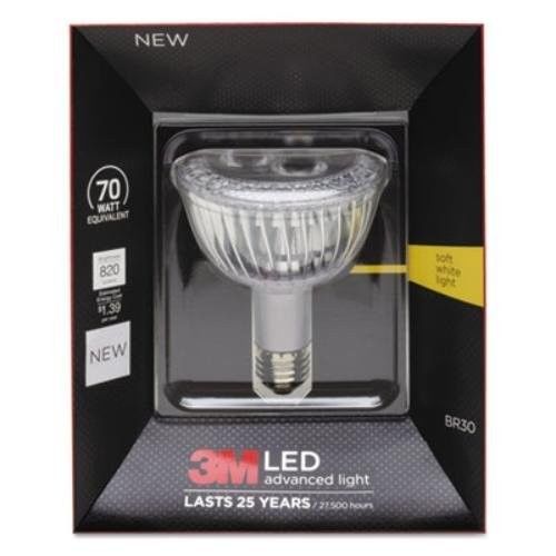 Brand new in box 3m led advanced light bulbs br-30 led12-watt=70-watt equivalent for sale