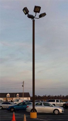 1000 watt parking lot lots with 30&#039; bronze color poles 3 each