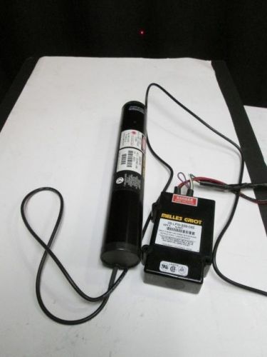 Melles griot 332h-pc helium-neon 6328a (he-ne) laser, 5mw with power supply l740 for sale