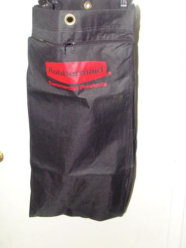 Lot of 12 replacement bag for rubbermaid® housekeeping  w zipper cleaning cart for sale