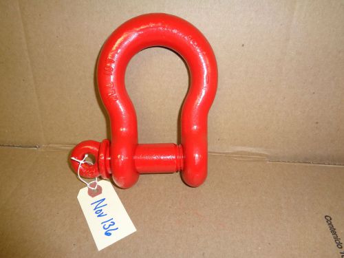 Columbus mckinnon 10 ton clevis screw pin 1&#034;  anchor shackle  ~ usa ~ nov136 for sale