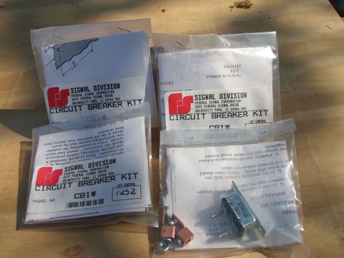 Federal signal 50 amp circuit breakers new  set of 4 for sale