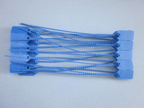 25-fire extinguisher tamper proof &#034;flag&#034; safety seals (blue) u.l. approved for sale